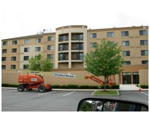 Marriott Courtyard Rear View